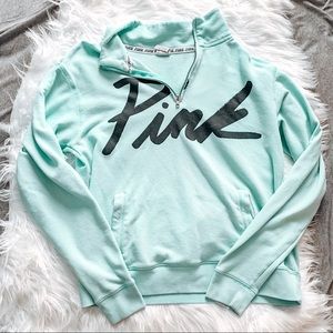 Victoria’s Secret PINK Half Zip Pull on Sweater